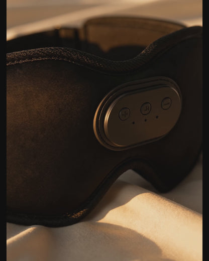 Moonza Sleep Mask — 3D Blackout Mask with Bluetooth Speakers